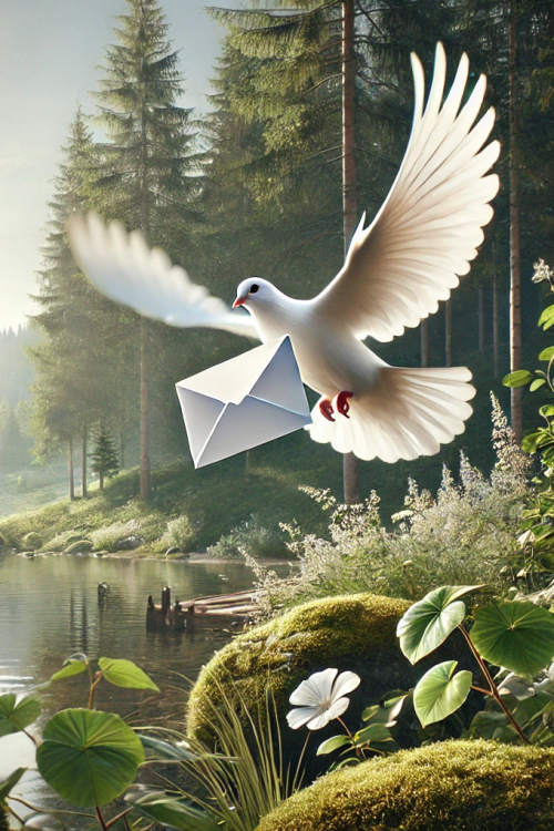letter dove500x750
